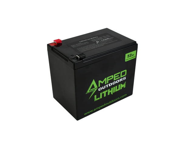 Amped Outdoors 52Ah Lithium Battery (14.8V NMC) with Charger